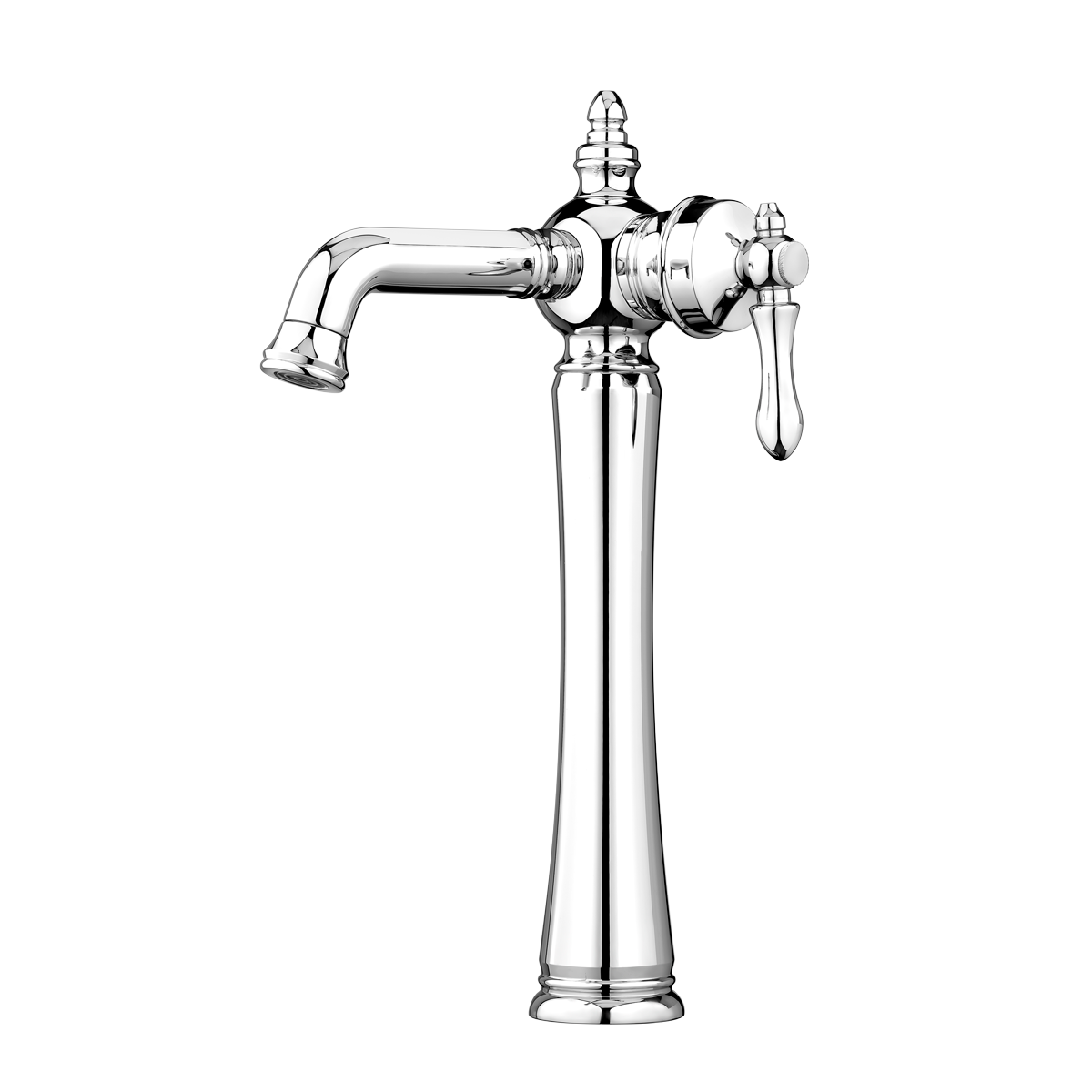 chrome-faucet-tall basinmixer-kaviantaps-arnika شیر روشویی کاویان مدل آرنیکا - Image 1